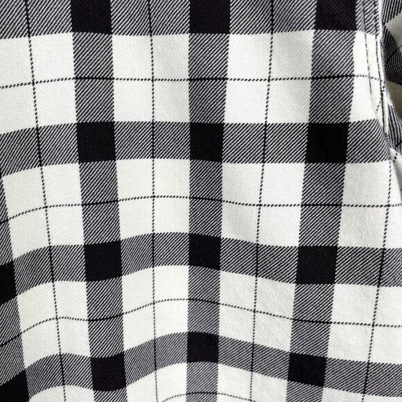 Filson Shirt Womens Medium Brown Cream Plaid Check Long Sleeve Button Up Casual - Picture 4 of 8